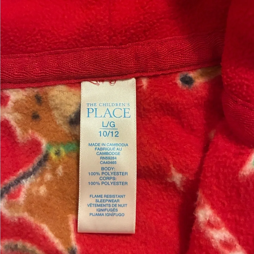 The Children's Place Red Holiday Onsies